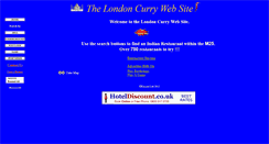 Desktop Screenshot of londoncurry.co.uk